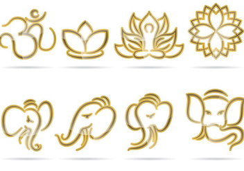 Indian Logos - vector #367003 gratis